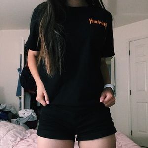 thrasher x vans t-shirt